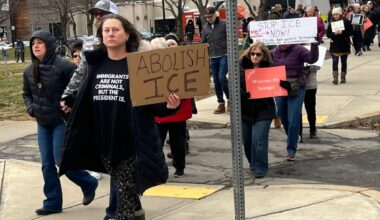 Group rallies in Scranton against ICE raids, violence