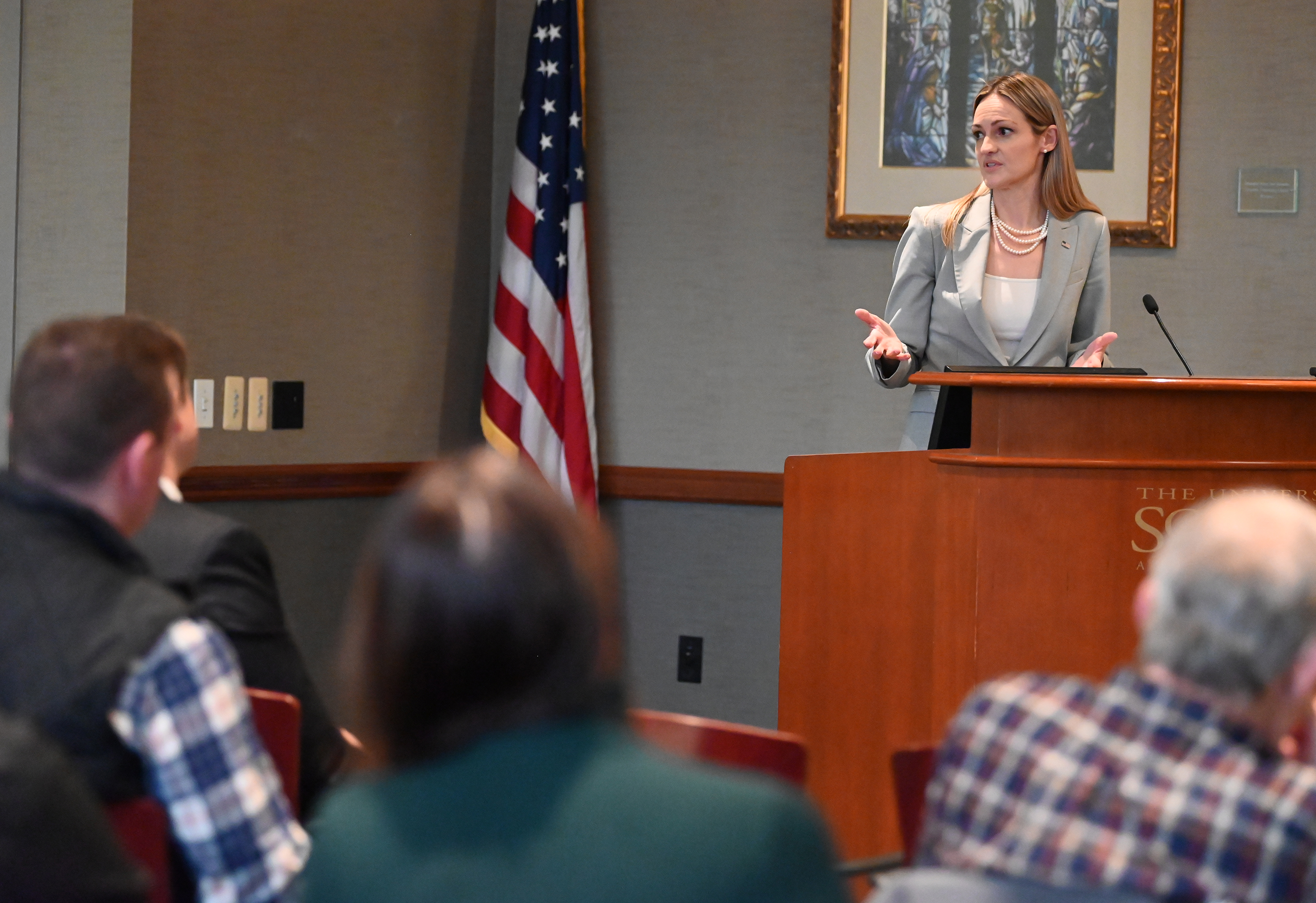 Scranton mayor Paige Cognetti testifies during the one o’clock Public...