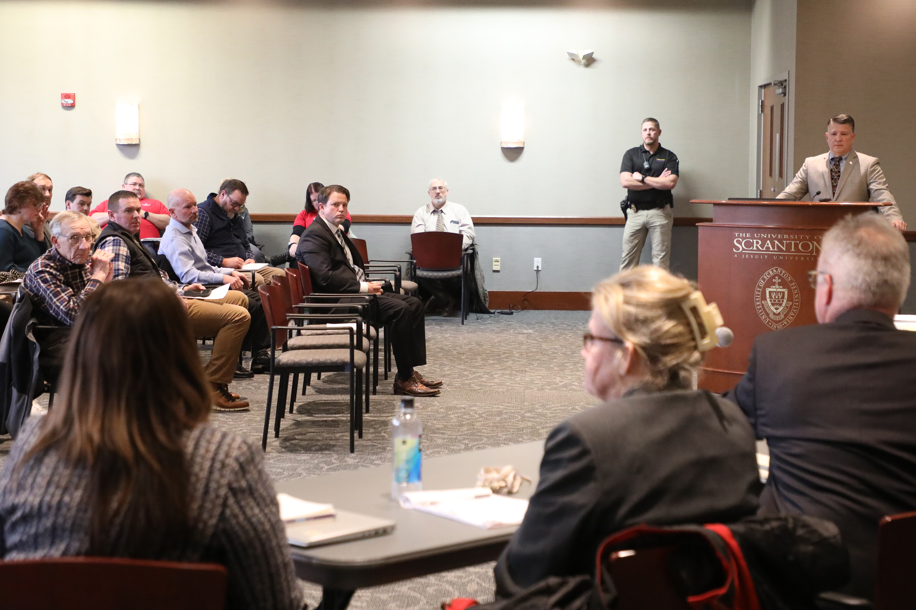 State Rep. Jim Haddock testifies during the one o’clock Public...