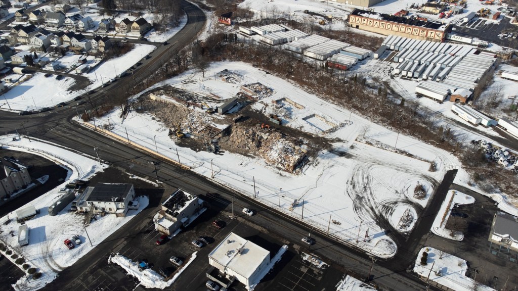 Demolition in Dickson City prepares property for store