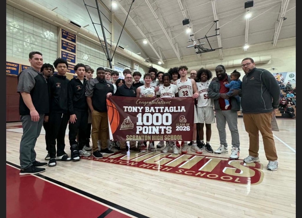 Battaglia scores 1,000th point in Scranton’s win – Scranton Times-Tribune