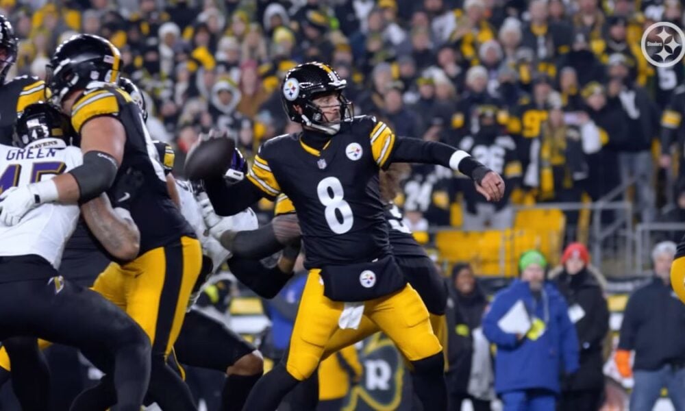 Pittsburgh Steelers Final 2025 Passing Charts