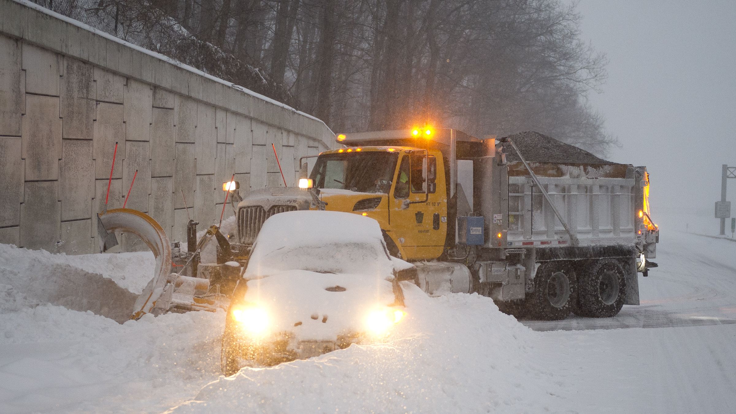 Lynn Robertson found herself stranded on Interstate 78 in Salisbury...