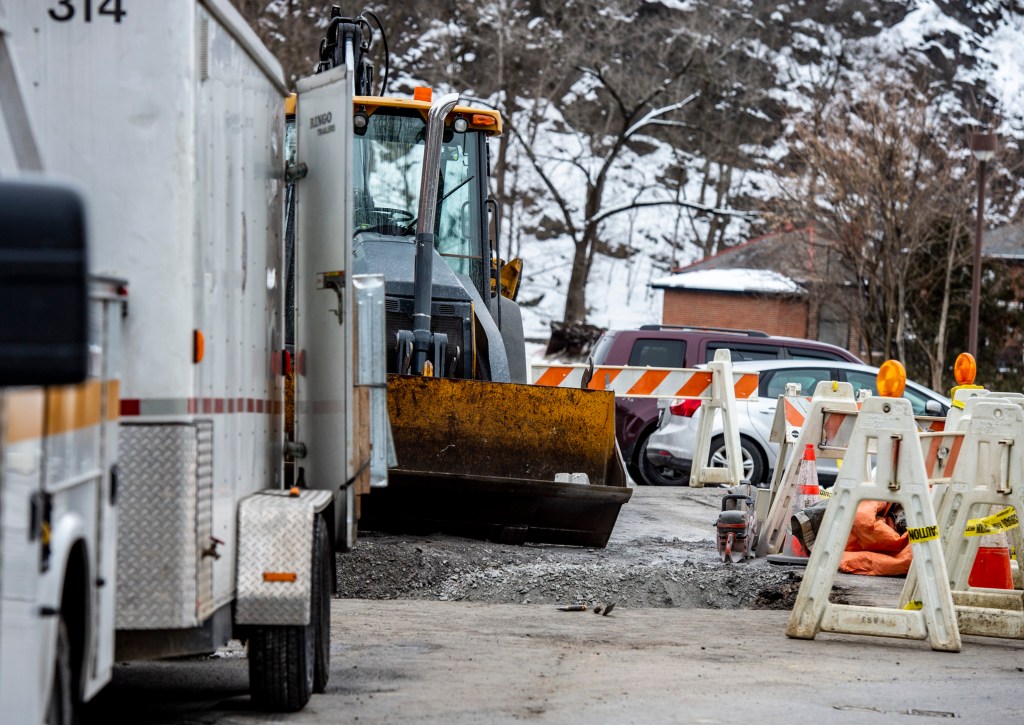 Crews on scene of Easton water main break