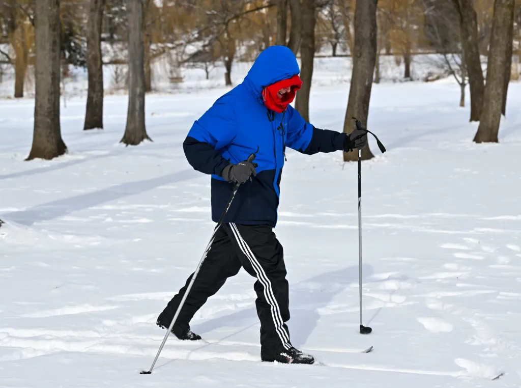 Freezing cold, high winds ring in new year