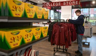 Lafayette College celebrating 200th with Abercrombie & Fitch, Crayola merch