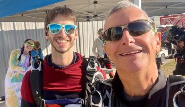 Frank and Dominic Matrone set world skydiving record