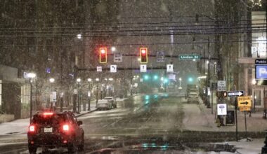 How much snow does the Lehigh Valley get in a season?