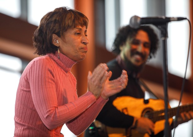 The band, Herencia Jibara, perform during the 14th annual Three Kings Celebration on Sunday, Jan. 4, 2026, at SteelStacks in Bethlehem. (Jane Therese/Special to The Morning Call)