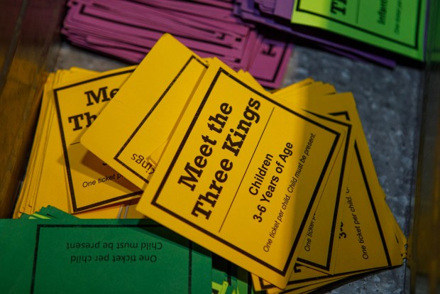 Tickets for the 14th annual Three Kings Celebration on Sunday, Jan. 4, 2026, at SteelStacks in Bethlehem. (Jane Therese/Special to The Morning Call)