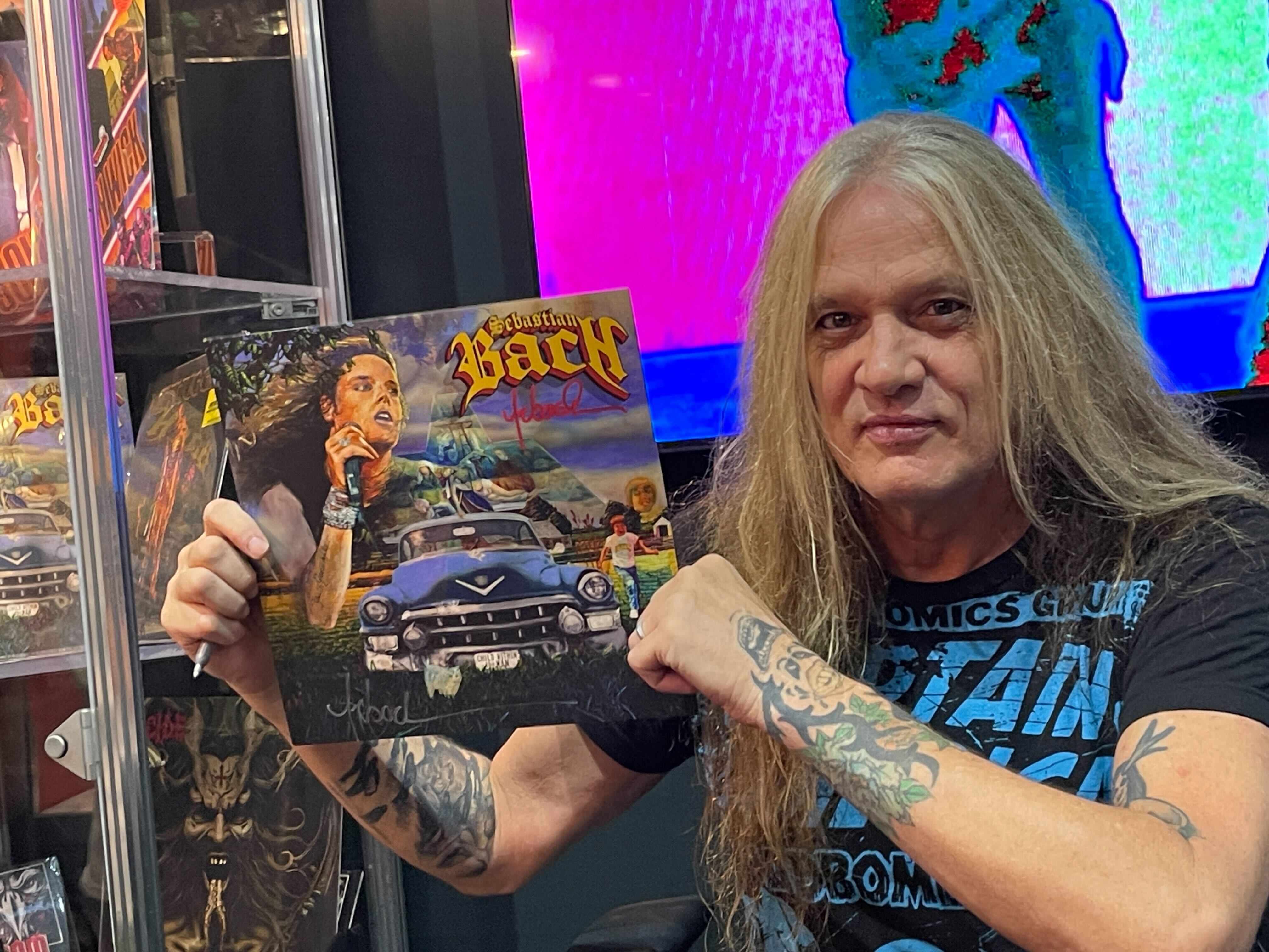 Songwriter, author, actor and rock music star Sebastian Bach, seen...