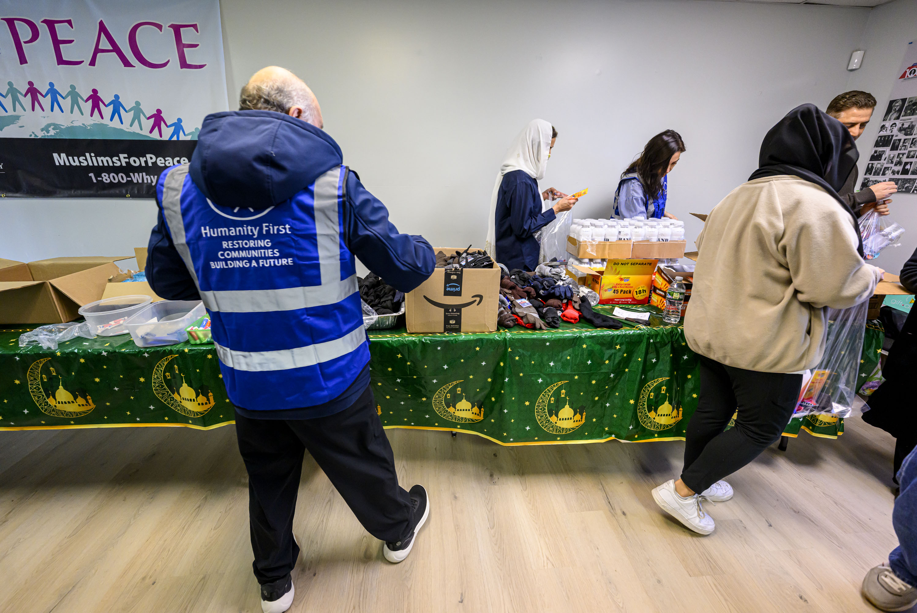 Members of the Ahmadiyya Muslim Communityâs Lehigh Valley chapter gather...