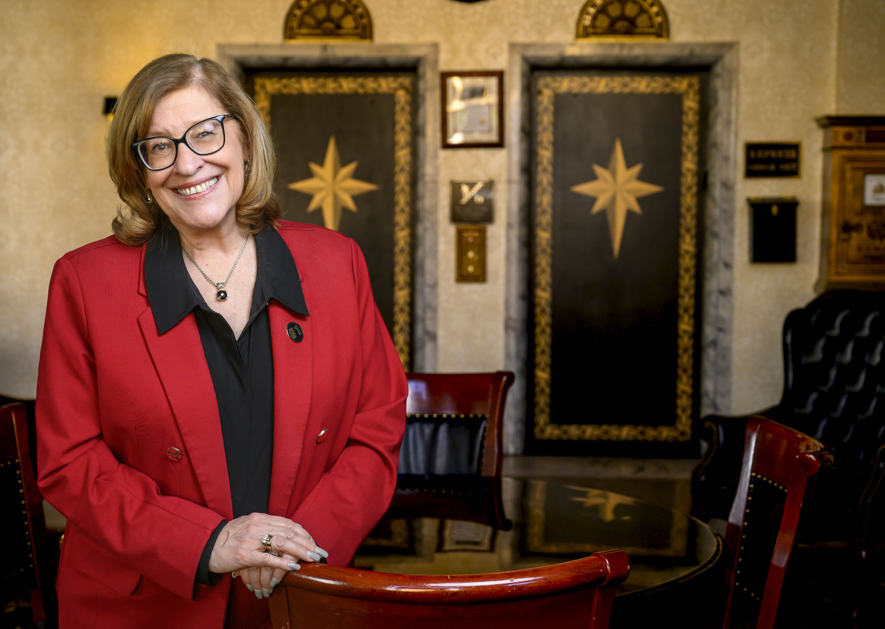 Kelly Ronalds stands in Hotel Bethlehem on Thursday, Jan. 29,...
