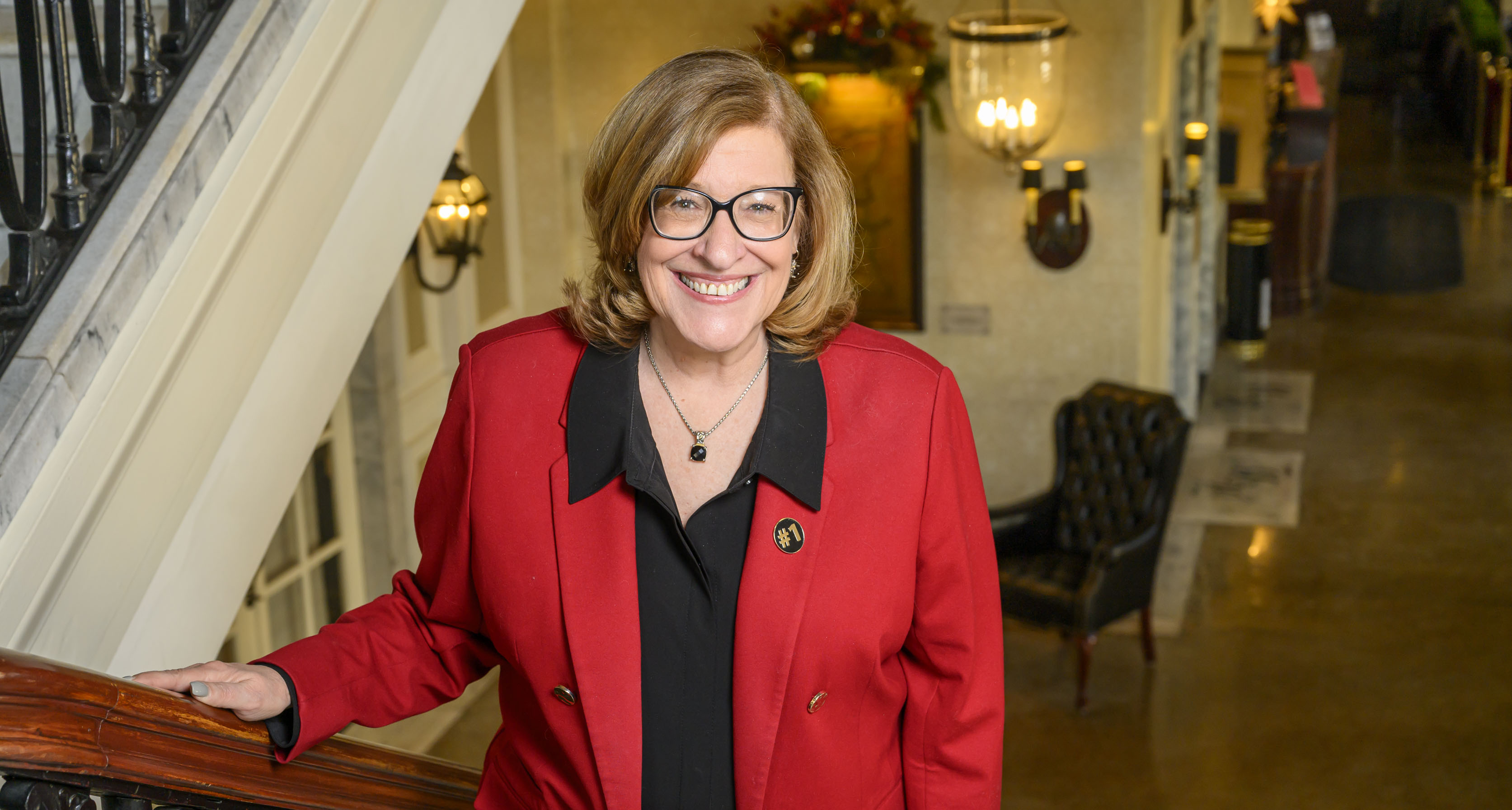 Kelly Ronalds stands in Hotel Bethlehem on Thursday, Jan. 29,...
