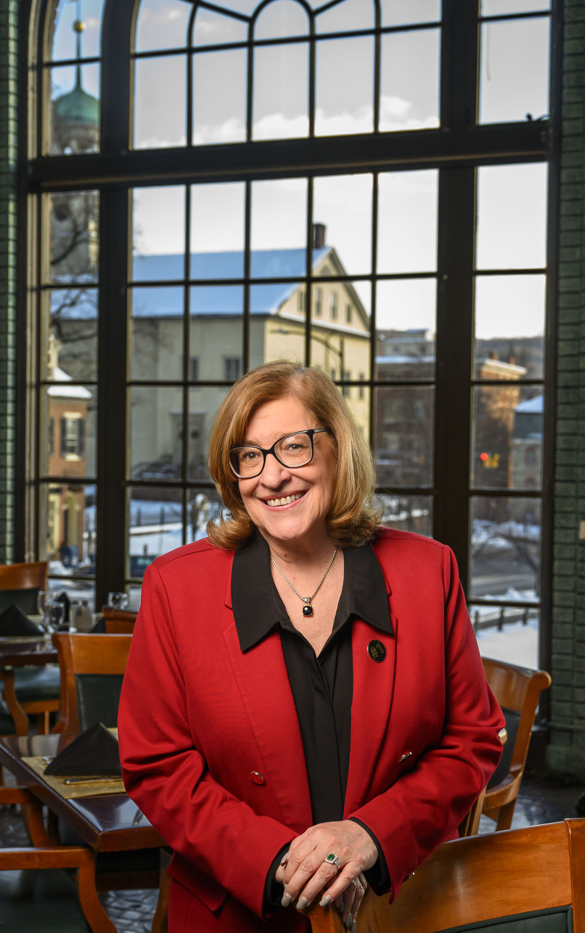 Kelly Ronalds stands in Hotel Bethlehem on Thursday, Jan. 29,...