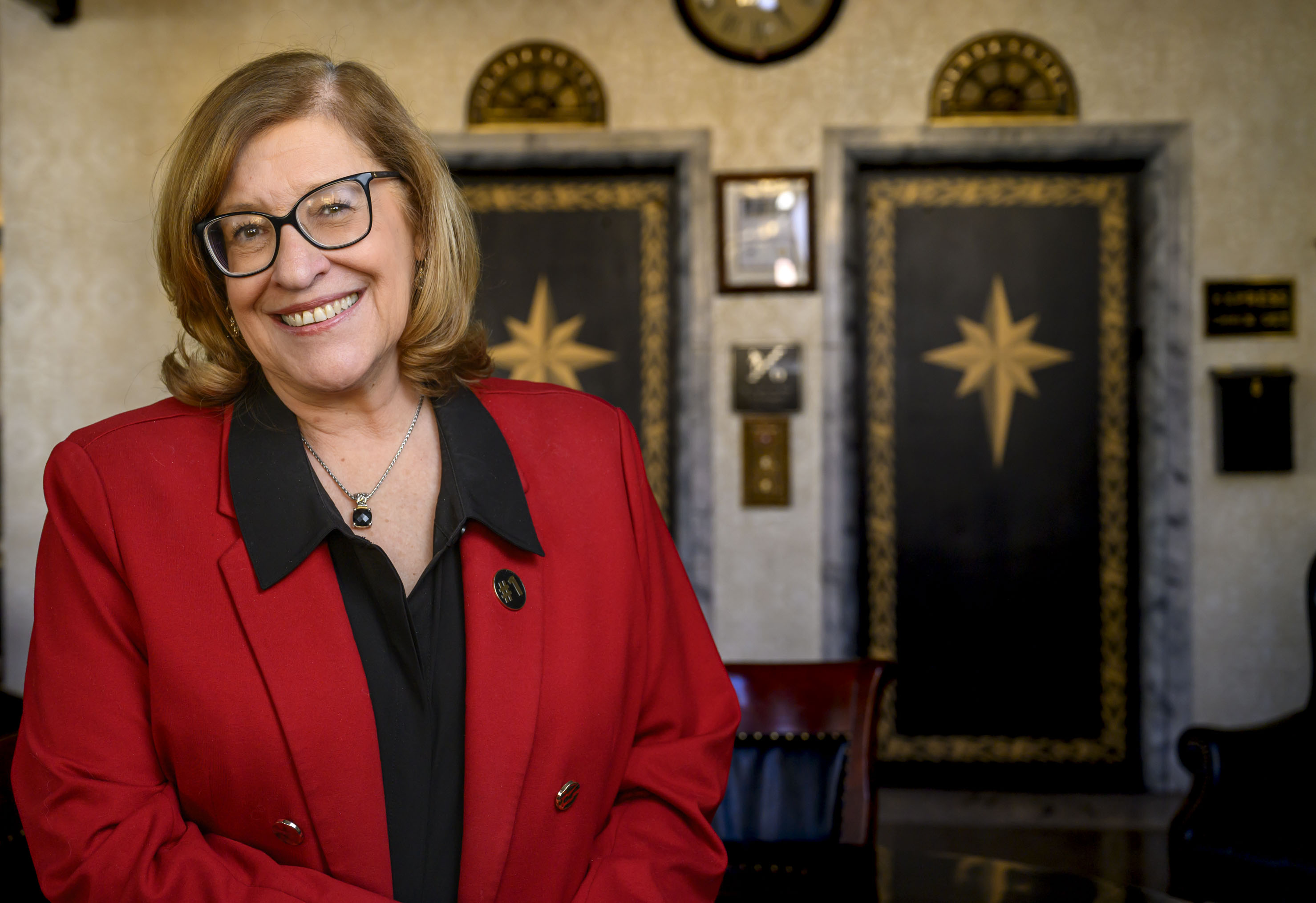Kelly Ronalds stands in Hotel Bethlehem on Thursday, Jan. 29,...