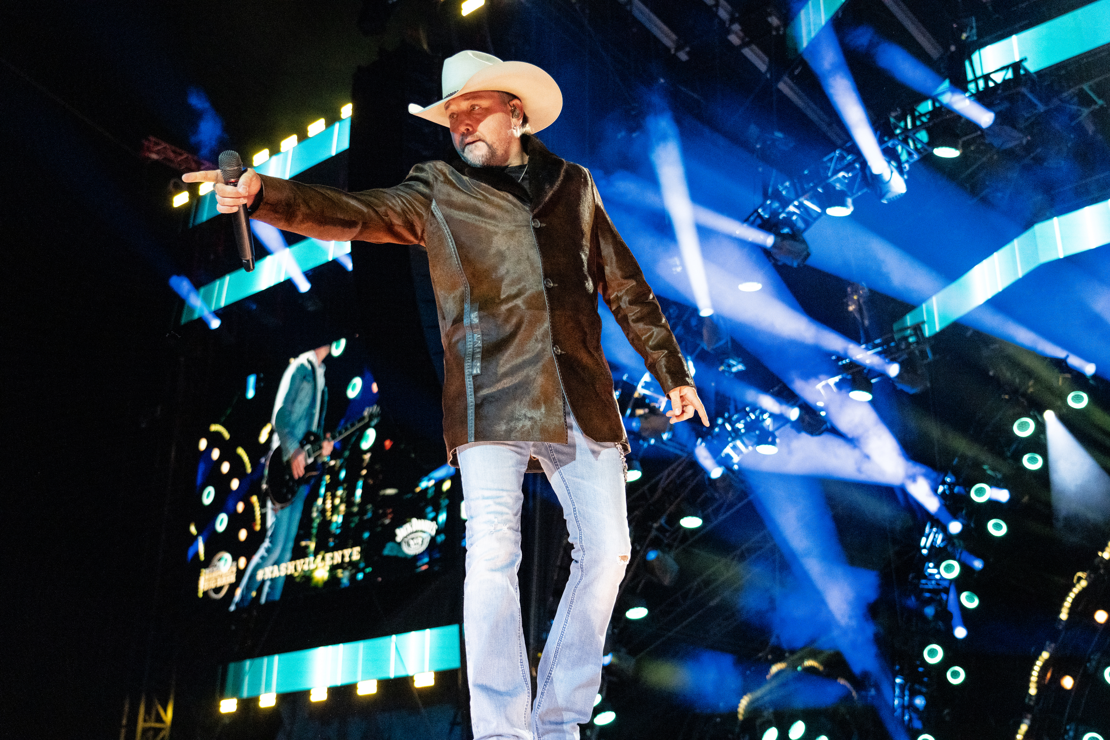 Jason Aldean performs at New Year’s Eve Live: Nashville’s Big...
