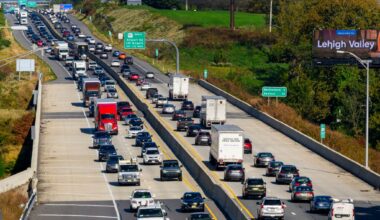 When will Route 22 widening project in Lehigh Valley begin?