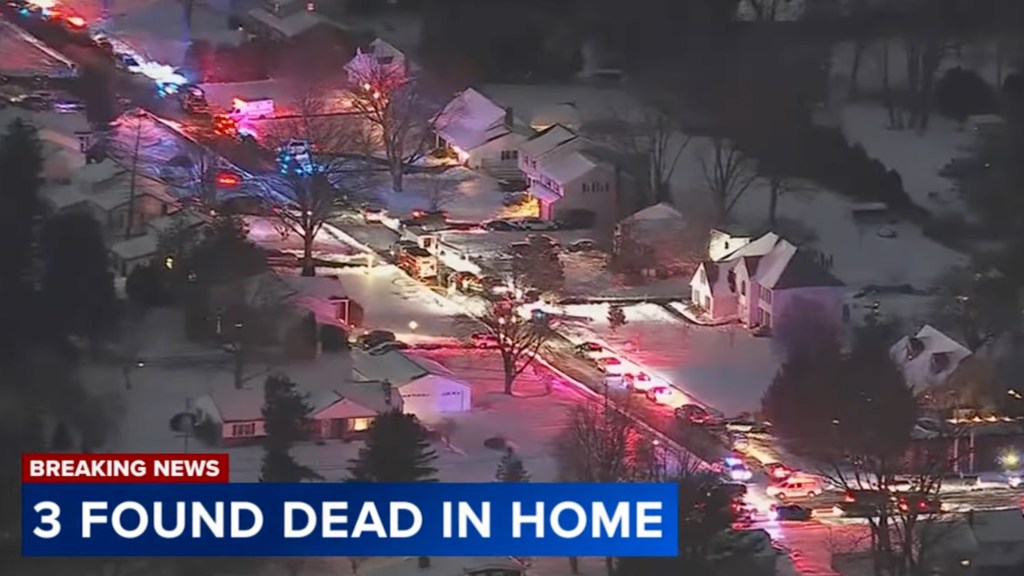3 found dead inside Bucks County Pa. home after standoff