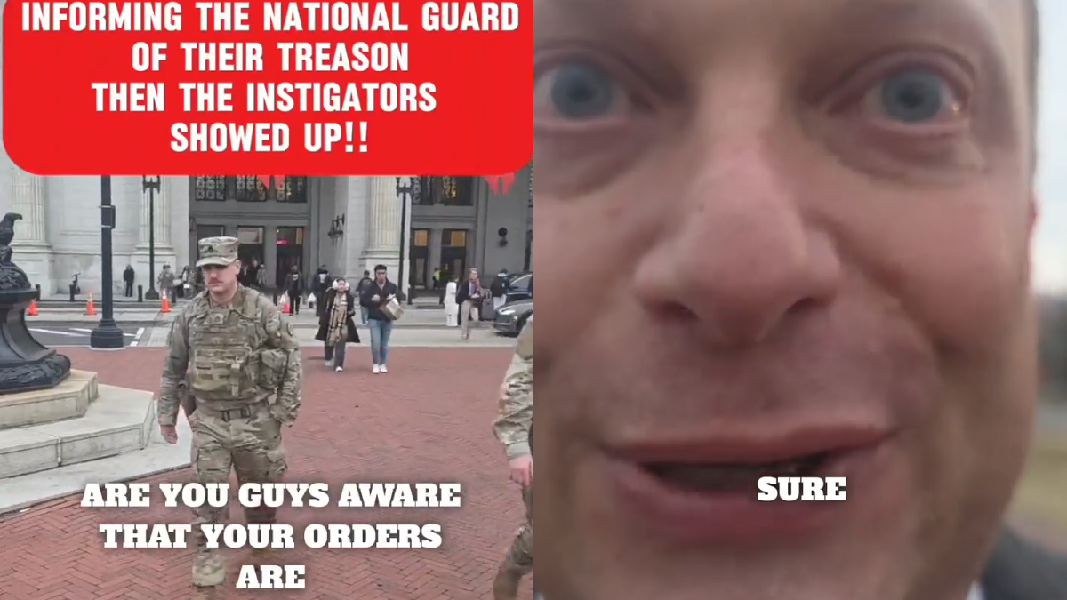 Trump Supporters Step In After Man Confronts National Guard in Washington DC: ‘Republican Voters Are the Real Problem’