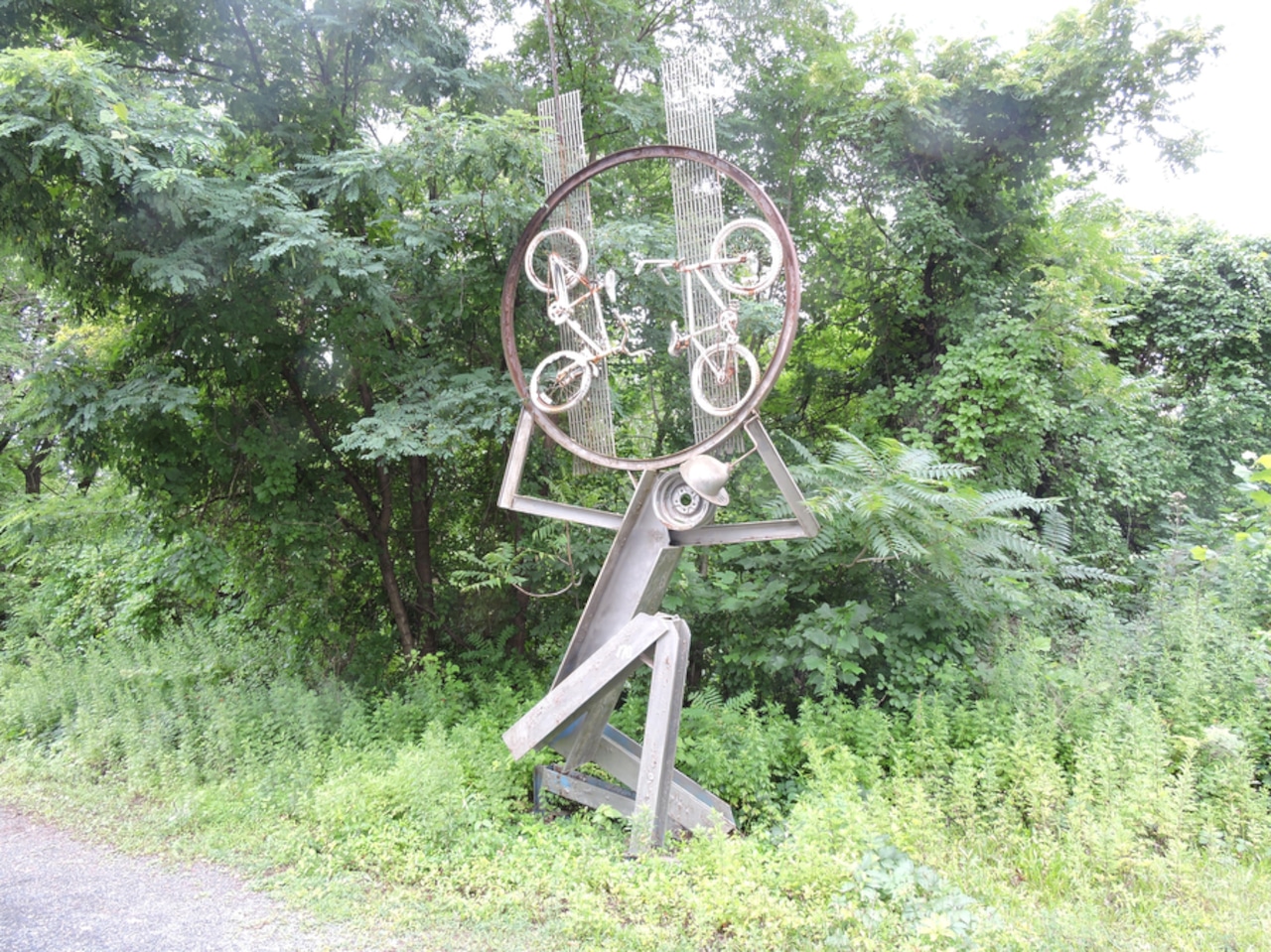 Easton Atlas sculpture