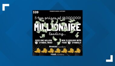 $1 million-winning scratch-off Pennsylvania Lottery ticket sold at York-area Rutter's