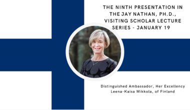 Jan. 19 Lecture Features Distinguished Ambassador From Finland