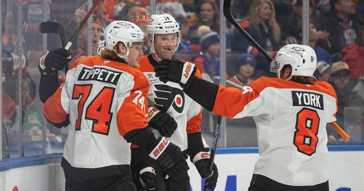 Owen Tippett, Nick Seeler lead Flyers to 5-2 victory over Oilers for 4th win in 6 games