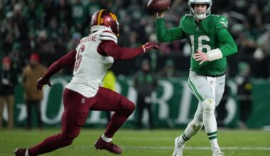 Philadelphia Eagles ruin chance of earning No. 2 seed in Week 18 loss to Washington Commanders