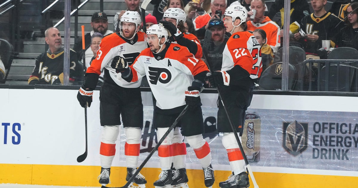 Travis Konecny scores twice as Philadelphia Flyers end 6-game skid with victory vs. Vegas Golden Knights