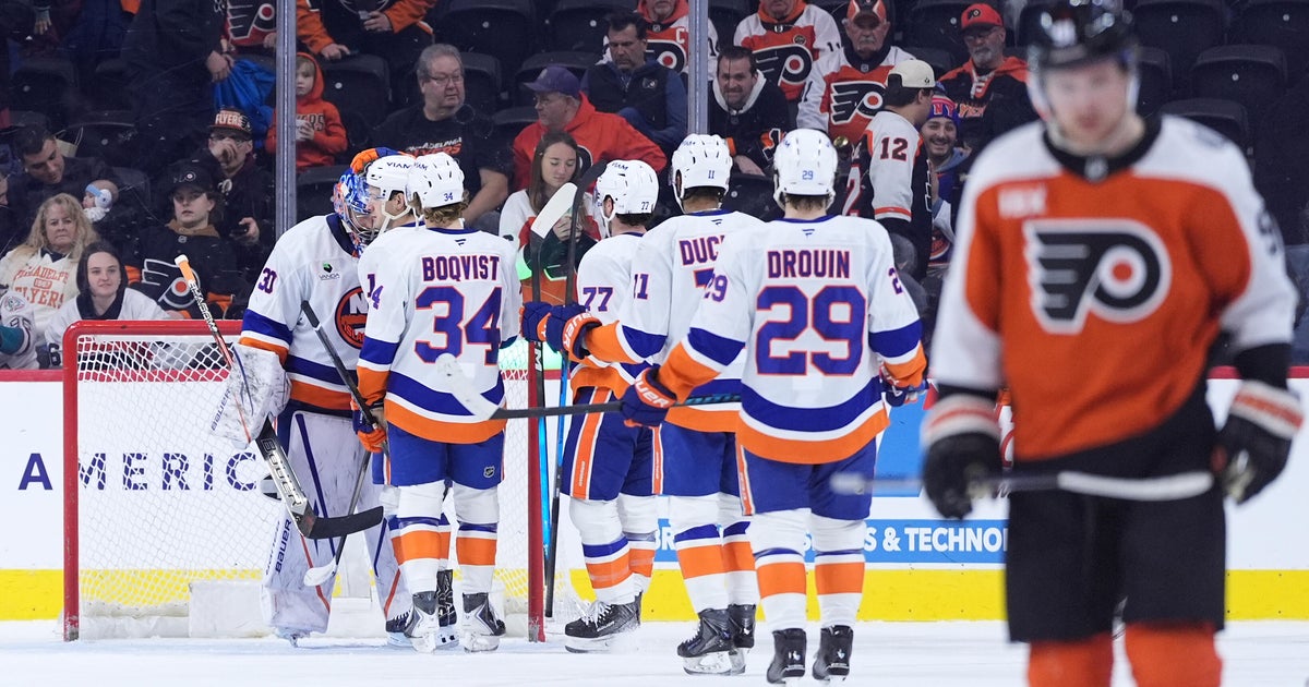 Sorokin's 6th shutout, Pageau's 2 goals power New York Islanders to win over Philadelphia Flyers