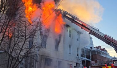 Allentown house fire goes to 3 alarms amid freezing temperatures