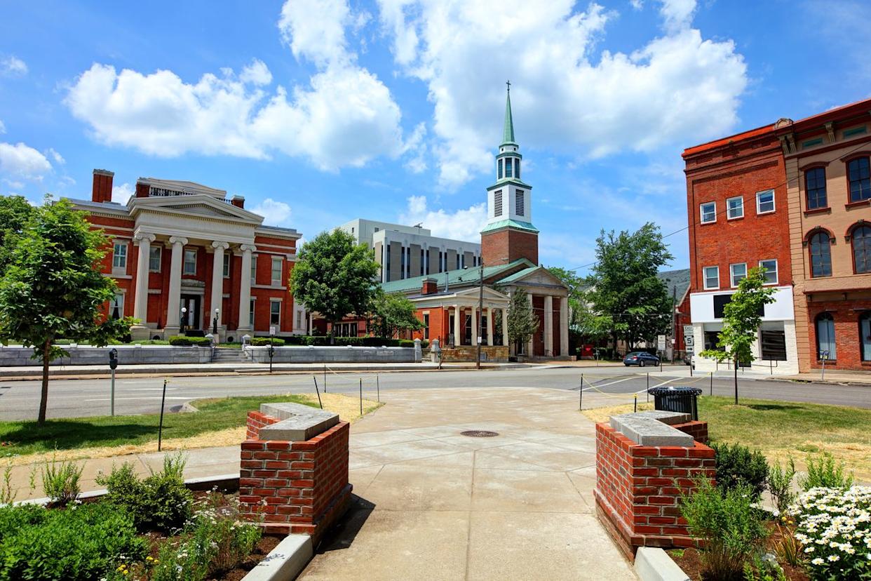 Buildings in downtown Erie. DenisTangneyJr/Getty Images
