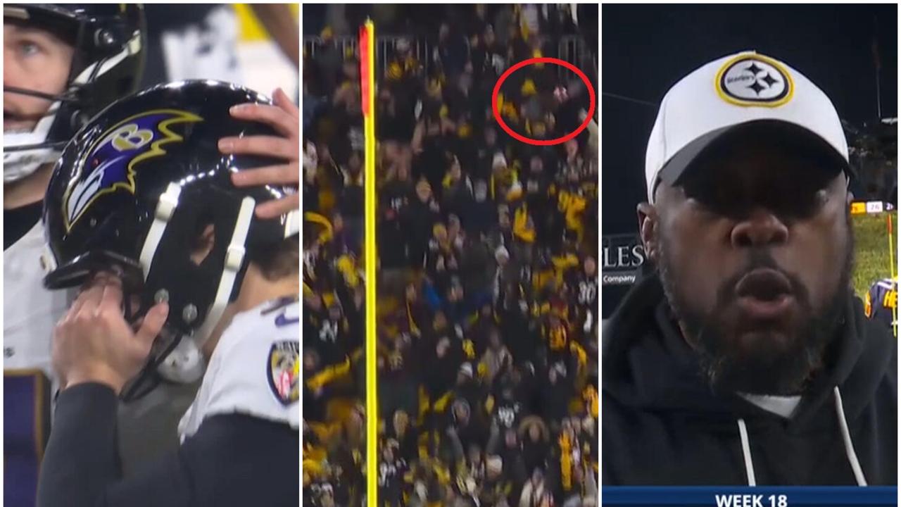 Pittsburgh Steelers defeat Baltimore Ravens for AFC North division title, missed field goal video, playoffs opponent and schedule