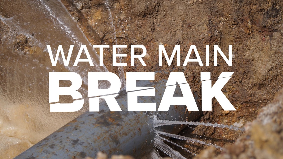 Water main break in part of Olyphant