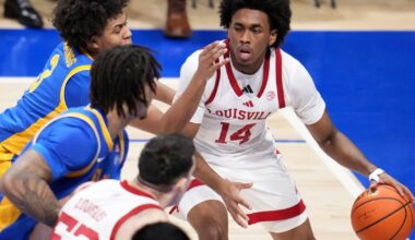 Ryan Conwell scores 24 points as No. 20 Louisville routs Pittsburgh 100-59 :: WRAL.com