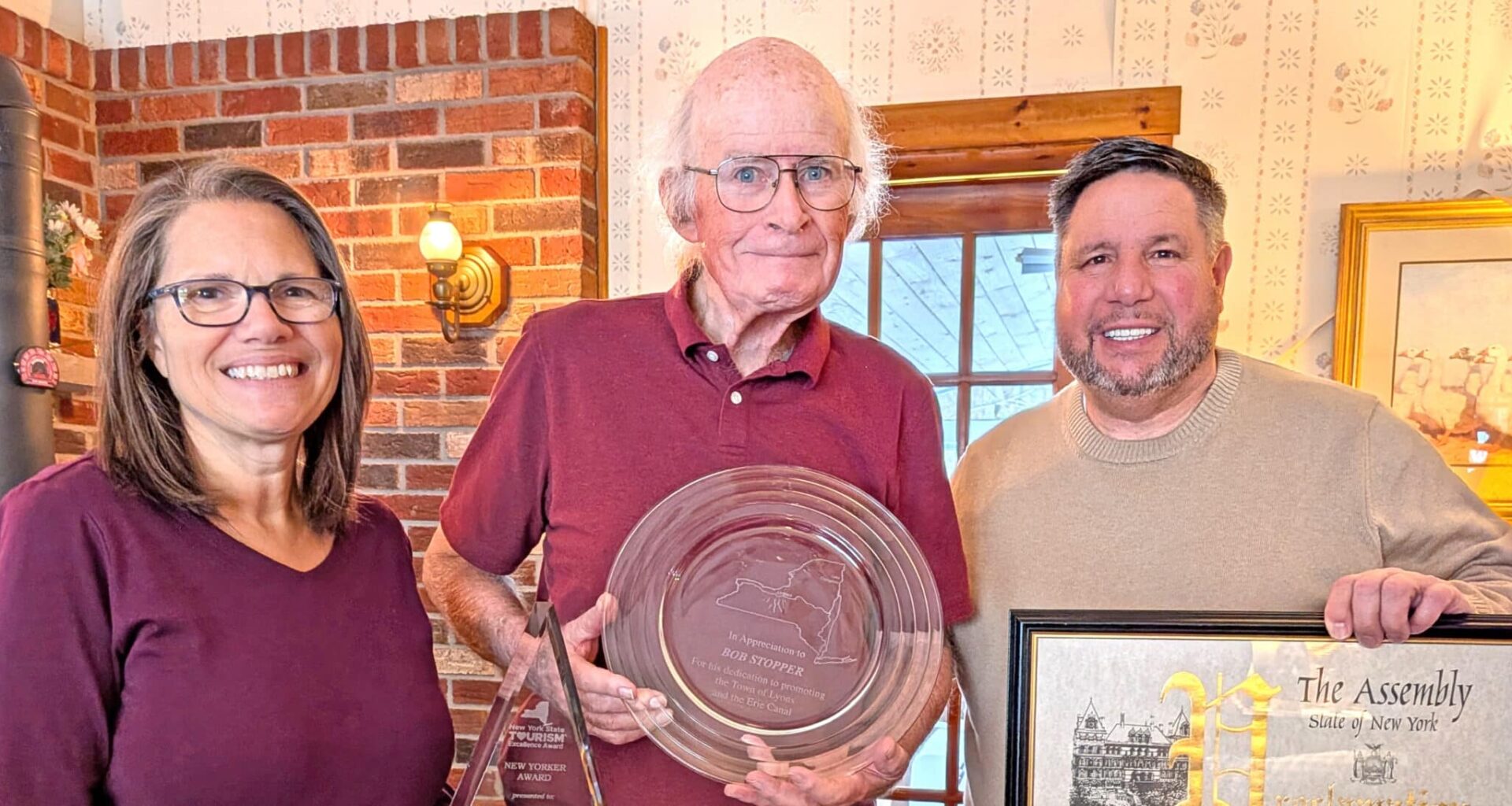 Erie Canal champion honored for years of dedication