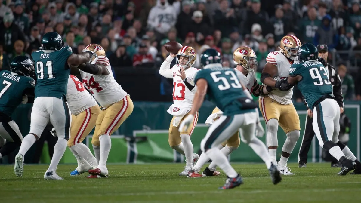 49ers secure NFC’s No. 6 playoff seed, will play Eagles – NBC Sports Bay Area & California