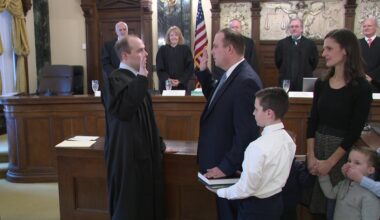 Gallagher sworn in as District Attorney, Cognetti sworn in as Scranton Mayor