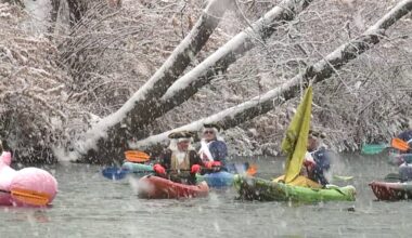 Paddlers brave the cold in Scranton for Shiverfest
