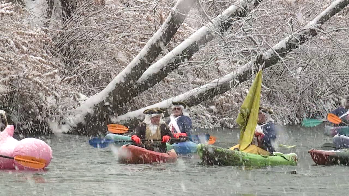 Paddlers brave the cold in Scranton for Shiverfest