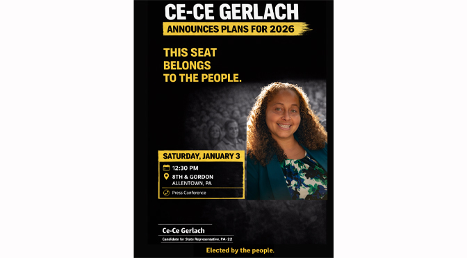 Ce-Ce Gerlach to Announce Plans for 2026 Following Democratic Party Decision