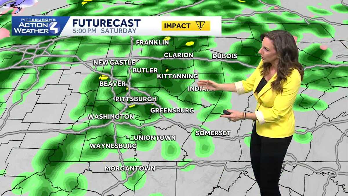 Impact Days with Rain and Gusty Winds for Pittsburgh