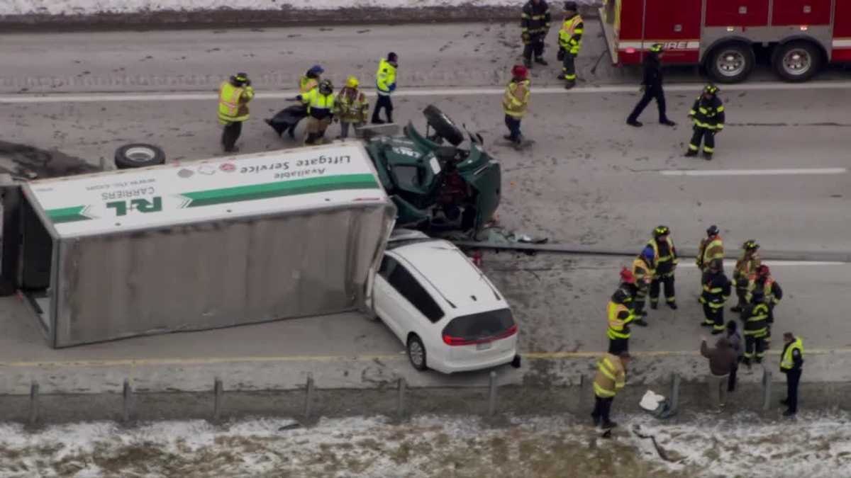 Part of road shut down, delays expected