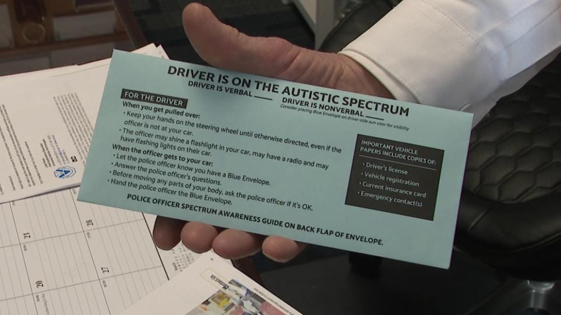 Throop police embrace Blue Envelope Program to aid drivers with autism