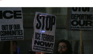 Protesters stand together against ICE in Pittsburgh after deadly Minneapolis shooting