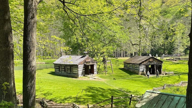 View of Gaston's Mill at Beaver Creek State Park, Ohio