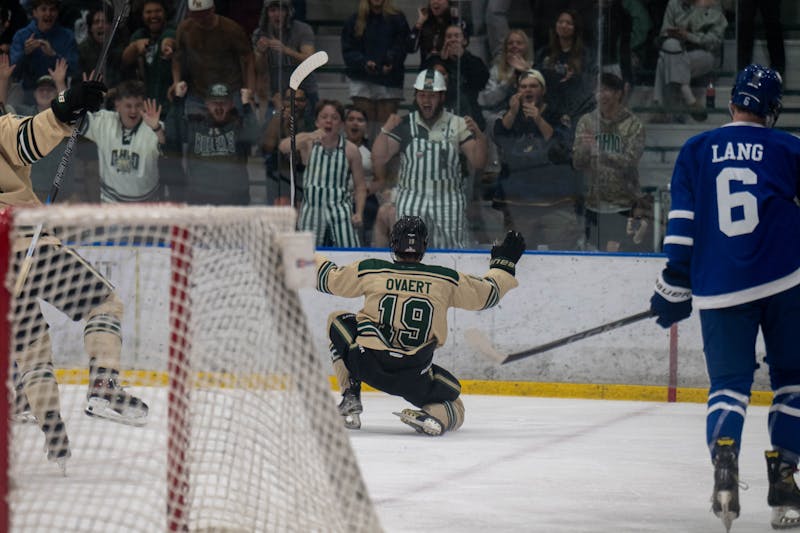 D1 Hockey: Ohio celebrates Marching 110, sweeps Pittsburgh