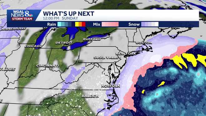 Here's what the European model is showing for a snowstorm this weekend.