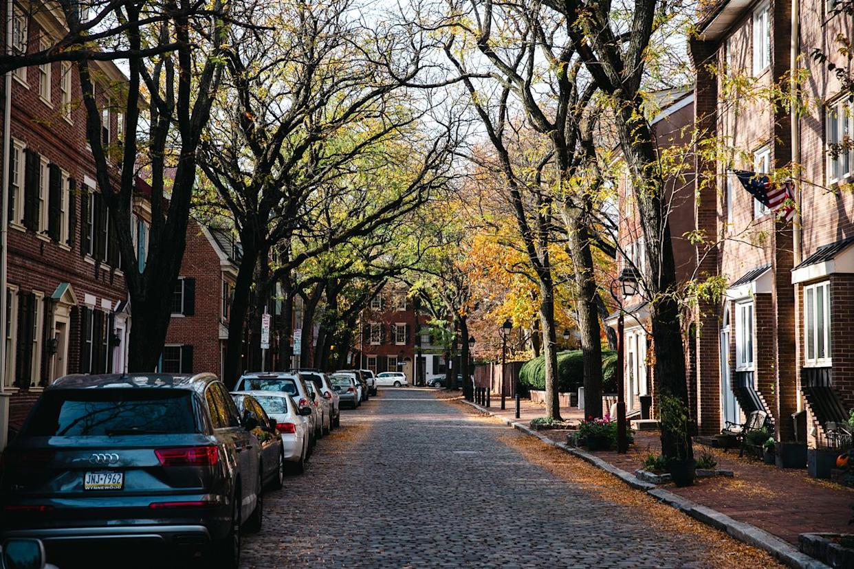 Residential homes in Philadelphia. Christopher Larson/Travel + Leisure